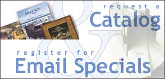 Request a Catalog and Register for Email Specials