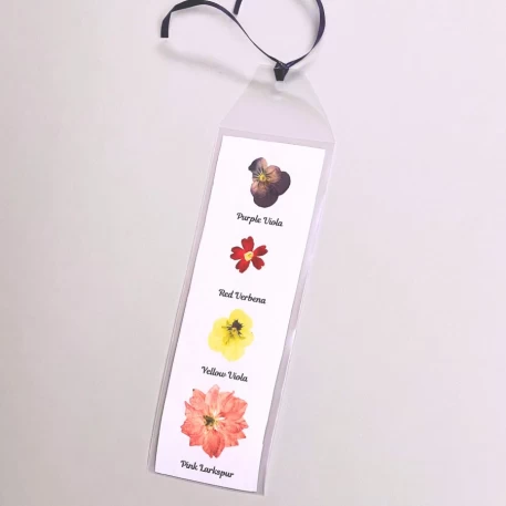 Kids Homemade Bookmark Craft Kit: Flower Bookmark Activity Kit For Making  Bookmarks