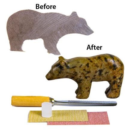 Studiostone: Bear Soapstone Carving Kit