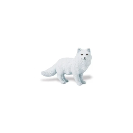 Miniature Arctic Fox Replica Figurine