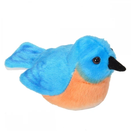Eastern Bluebird - Audubon Stuffed Animal (with Bird Song)