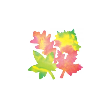DOJoykey 300pcs Autumn Maple Leaves, Mixed Color Artificial Fall Leaves For Decorating Autumnal Theme Room, Card Making, Crafts And Thanksgiving Day