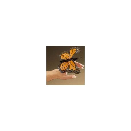 Monarch Butterfly Finger Puppet