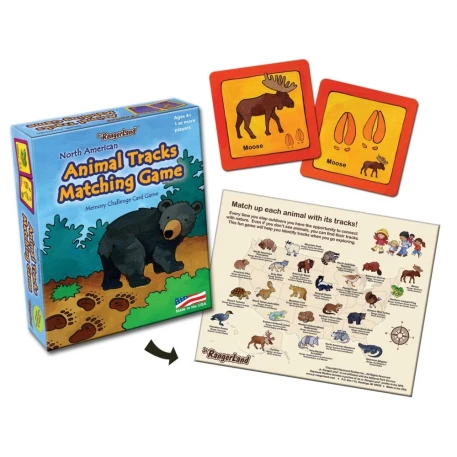 Animal Tracks Printable - Nature Curriculum in Cards