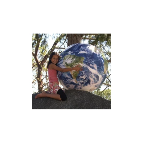 36 Inflatable Dark Blue Topographical Earth Globe - Earthball - Beach Ball