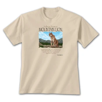 Advice from a Mountain Lion Shirt