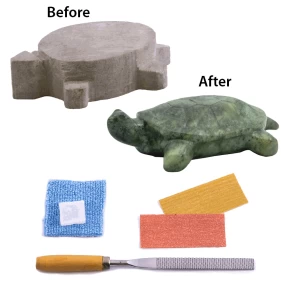 Turtle Soapstone Carving Kit