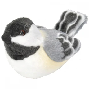 Black-Capped Chickadee - Audubon Stuffed Animal (with Bird Song)