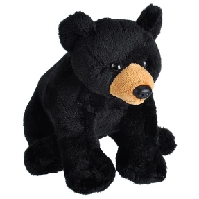 Black Bear Stuffed Animal with Wild Call Sound