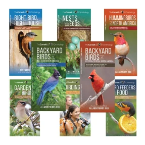 Cornell Lab Birds Pocket Guide Series (Set of 8 Guides)