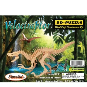 Velociraptor 3D Wooden Puzzle