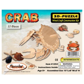 Crab 3D Wooden Puzzle