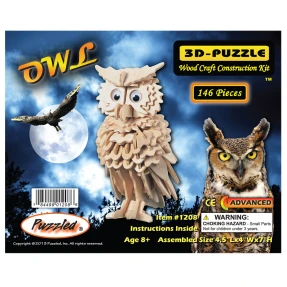 Owl 3D Wooden Puzzle