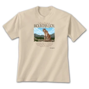 Advice from a Mountain Lion Shirt