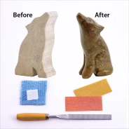 Wolf Soapstone Carving Kit