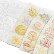 Flower Rubbing Plates