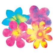 Color Diffusing Paper Flowers